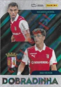 243 Ricardo Horta / Pau Víctor – Ídolos do Futebol Português 2025-2026 Panini