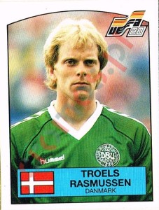 106 Troels Rasmussen – UEFA Euro West Germany 1988 Panini