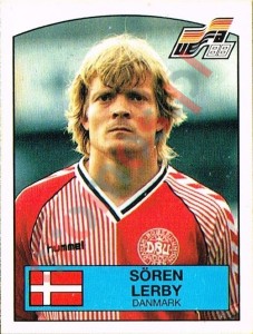 117 Soren Lerby – UEFA Euro West Germany 1988 Panini