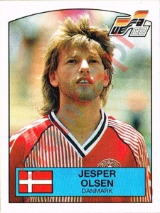 121 Jesper Olsen – UEFA Euro West Germany 1988 Panini