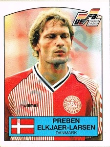 122 Preben Elkjaer-Larsen – UEFA Euro West Germany 1988 Panini