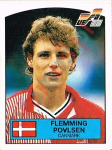 124 Flemming Povlsen – UEFA Euro West Germany 1988 Panini