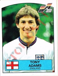 165 Tony Adams – UEFA Euro West Germany 1988 Panini