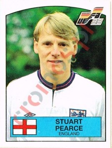 168 Stuart Pearce – UEFA Euro West Germany 1988 Panini