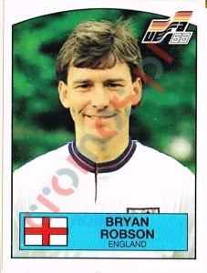174 Bryan Robson – UEFA Euro West Germany 1988 Panini