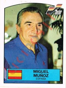 132 Miguel Munoz – UEFA Euro West Germany 1988 Panini