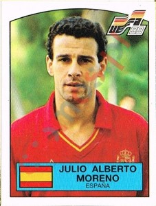139 Julio Alberto Moreno – UEFA Euro West Germany 1988 Panini