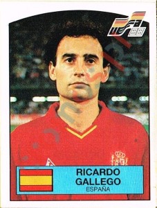 143 Ricardo Gallego – UEFA Euro West Germany 1988 Panini