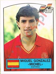 144 Miguel Gonzalez "Michel" – UEFA Euro West Germany 1988 Panini