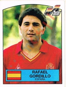 145 Rafael Gordillo – UEFA Euro West Germany 1988 Panini