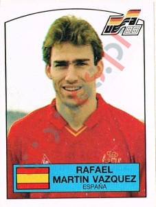 147 Rafael Martin Vazquez – UEFA Euro West Germany 1988 Panini