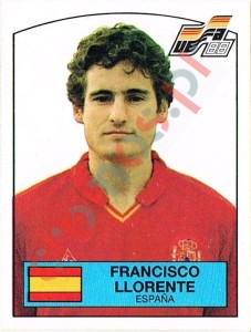 148 Francisco Llorente – UEFA Euro West Germany 1988 Panini