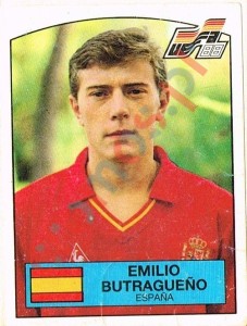 149 Emilio Butragueno – UEFA Euro West Germany 1988 Panini