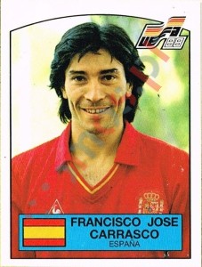 152 Francisco Jose Carrasco – UEFA Euro West Germany 1988 Panini
