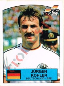 54 Jurgen Kohler – UEFA Euro West Germany 1988 Panini