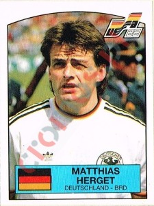 55 Matthias Herget – UEFA Euro West Germany 1988 Panini