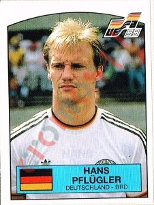 58 Hans Pflugler – UEFA Euro West Germany 1988 Panini