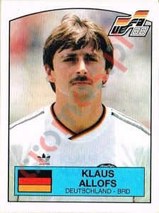 70 Klaus Allofs – UEFA Euro West Germany 1988 Panini
