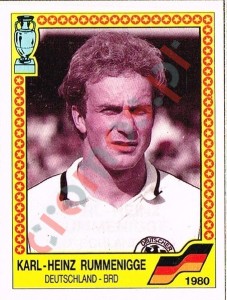 15 Karl-Heinz Rummenigge – UEFA Euro West Germany 1988 Panini