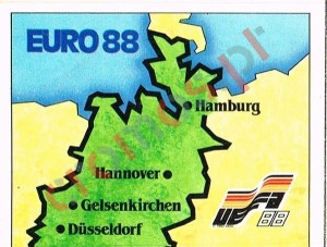 19 EURO 88 Map
1 – UEFA Euro West Germany 1988 Panini