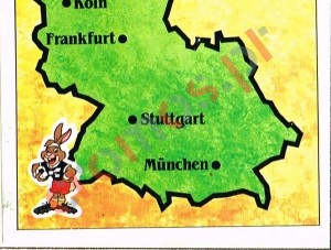 20 EURO 88 Map
2 – UEFA Euro West Germany 1988 Panini