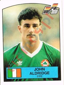 204 John Aldridge – UEFA Euro West Germany 1988 Panini