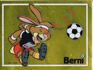 37 Berni Mascots – UEFA Euro West Germany 1988 Panini
