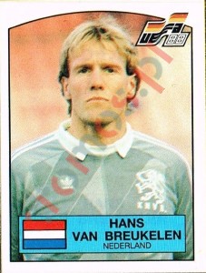 214 Hans Van Breukelen – UEFA Euro West Germany 1988 Panini