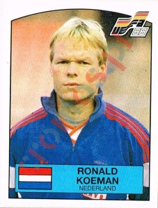 217 Ronald Koeman – UEFA Euro West Germany 1988 Panini