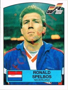 218 Ronald Spelbos – UEFA Euro West Germany 1988 Panini