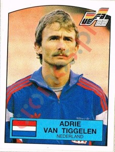 219 Adrie Van Tiggelen – UEFA Euro West Germany 1988 Panini