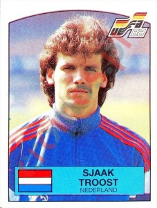 220 Sjaak Troost – UEFA Euro West Germany 1988 Panini