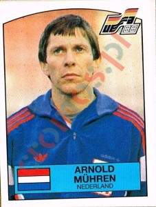 226 Arnold Muhren – UEFA Euro West Germany 1988 Panini