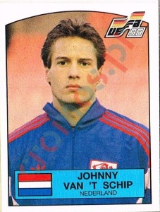 232 Johnny Van`t Schip – UEFA Euro West Germany 1988 Panini
