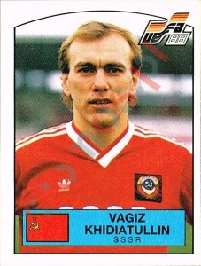 245 Vagiz Khidiatullin – UEFA Euro West Germany 1988 Panini