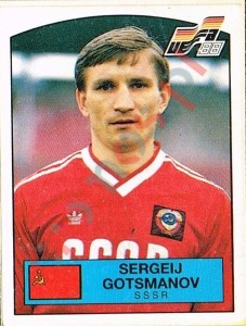 249 Sergei Gotsmanov – UEFA Euro West Germany 1988 Panini