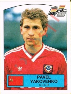 250 Pavel Yakovenko – UEFA Euro West Germany 1988 Panini