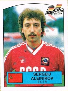 252 Sergei Aleinikov – UEFA Euro West Germany 1988 Panini