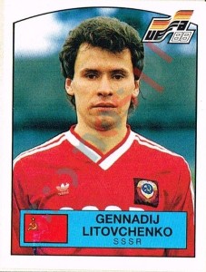 254 Gennadi Litovchenko – UEFA Euro West Germany 1988 Panini