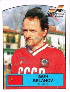 258 Igor Belanov – UEFA Euro West Germany 1988 Panini