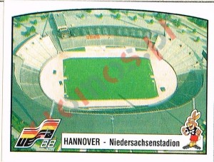 32 Hannover – UEFA Euro West Germany 1988 Panini