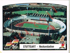 36 Stuttgart - Neckarstadion – UEFA Euro West Germany 1988 Panini