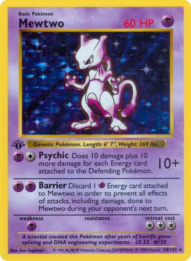 10-1ED Mewtwo – Base Set