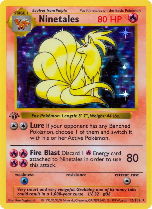 12-1ED Ninetales – Base Set