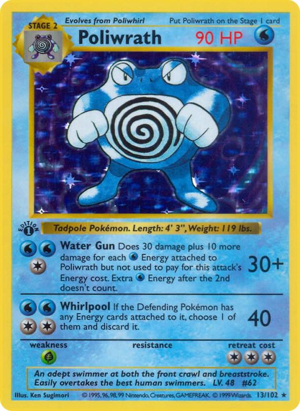 13-1ED Poliwrath – Base Set
