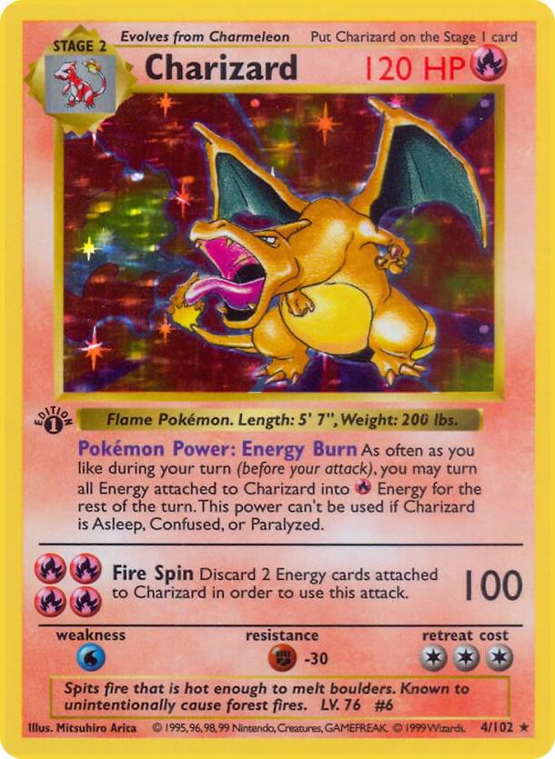 4-1ED Charizard – Base Set