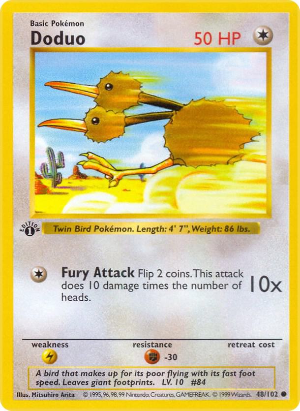 48-1ED Doduo – Base Set