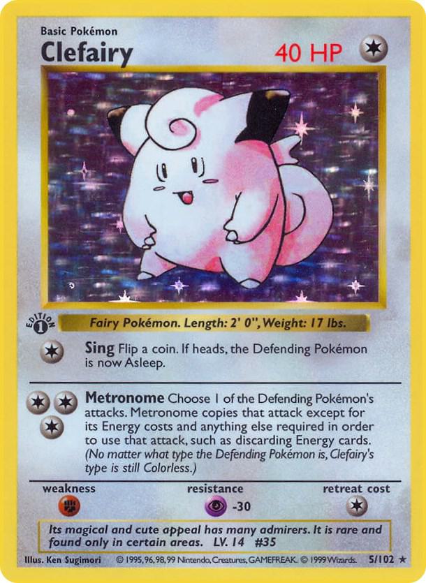 5-1ED Clefairy – Base Set