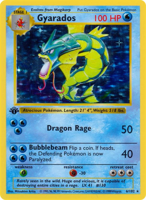 6-1ED Gyarados – Base Set
