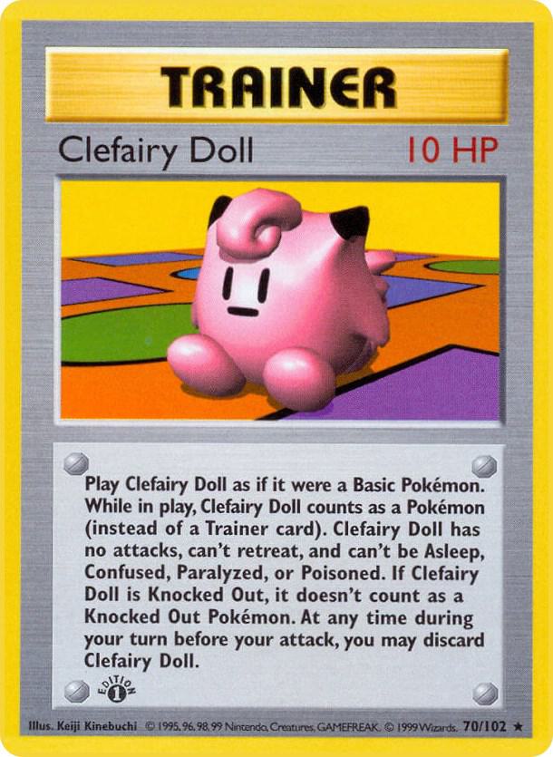 70-1ED Clefairy Doll – Base Set